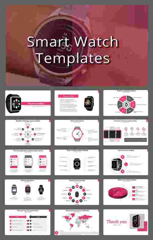 Smart watches powerpoint templates
